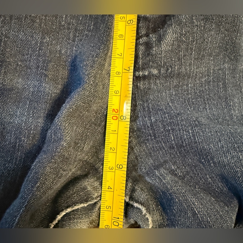 Pants Signature Levi’s Strauss size 8M 29-32 blue jeans mid rise boot cut - Picture 8 of 14